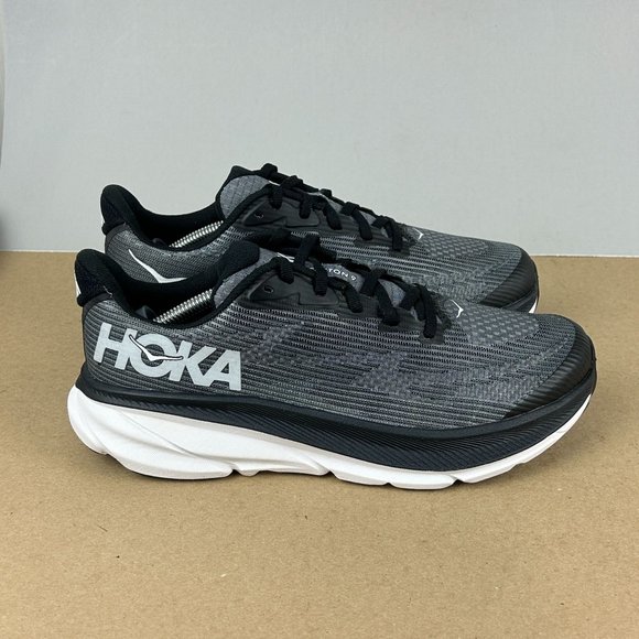 Hoka Kids Sneakers in Black and White - Picture 3 of 10